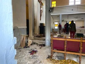 Close to 100 parishioners feared dead following attack on Nigerian Catholic church Close to 100 parishioners feared dead following attack on Nigerian Catholic church