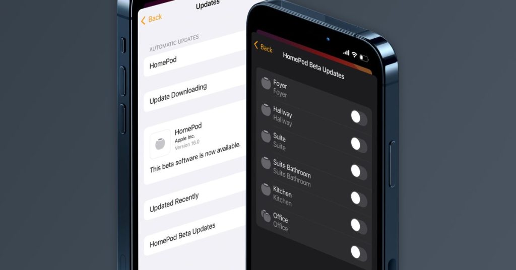 iOS 16 beta 2 adds new menu to manage HomePod beta Software – 9to5Mac