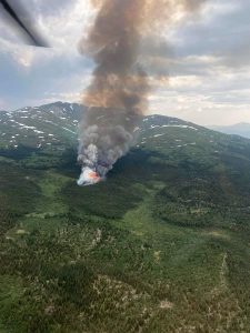 Lightning storms spark dozens of wildfires in Yukon, heat warning issued