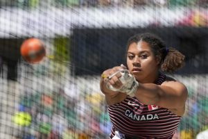 Canada’s Rogers wins silver in women’s hammer throw at world championship Canada’s Rogers wins silver in women’s hammer throw at world championship