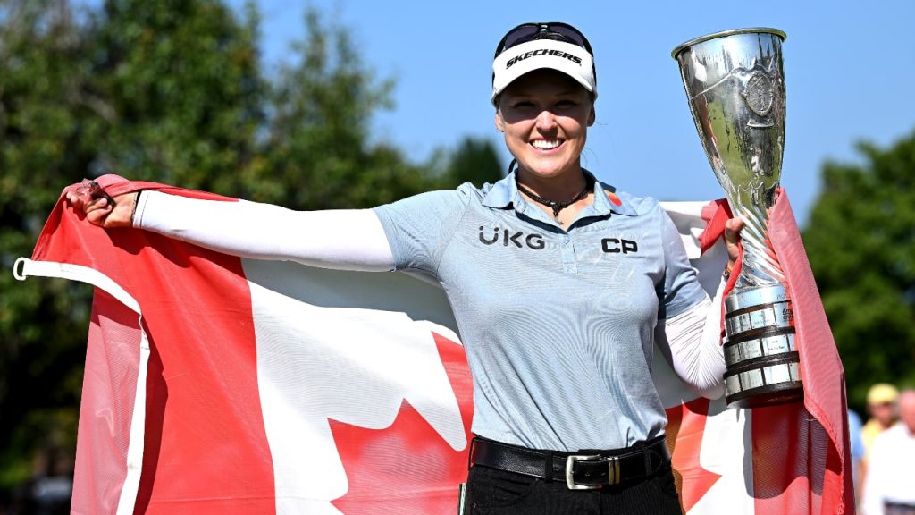 Brooke Henderson wins 2nd career major at Evian Championship – CBC Sports