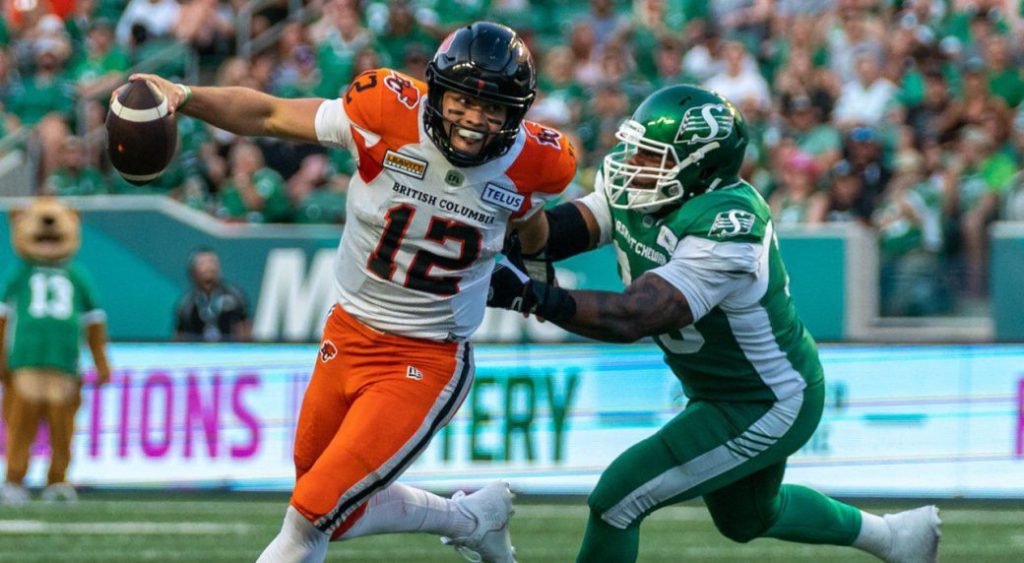 Rourke leads Lions to win over Roughriders, B.C. off to best start since ’07 – Sportsnet.ca