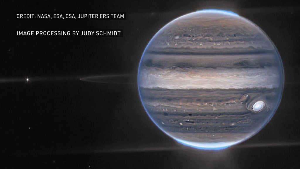 James Webb Space Telescope offers new views of Jupiter's auroras and moons – CBC News