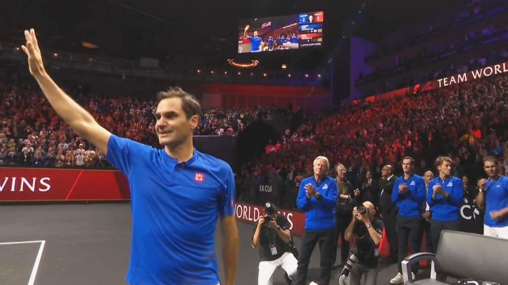Roger Federer bids farewell, drops final match of career alongside Nadal at Laver Cup – CBC Sports