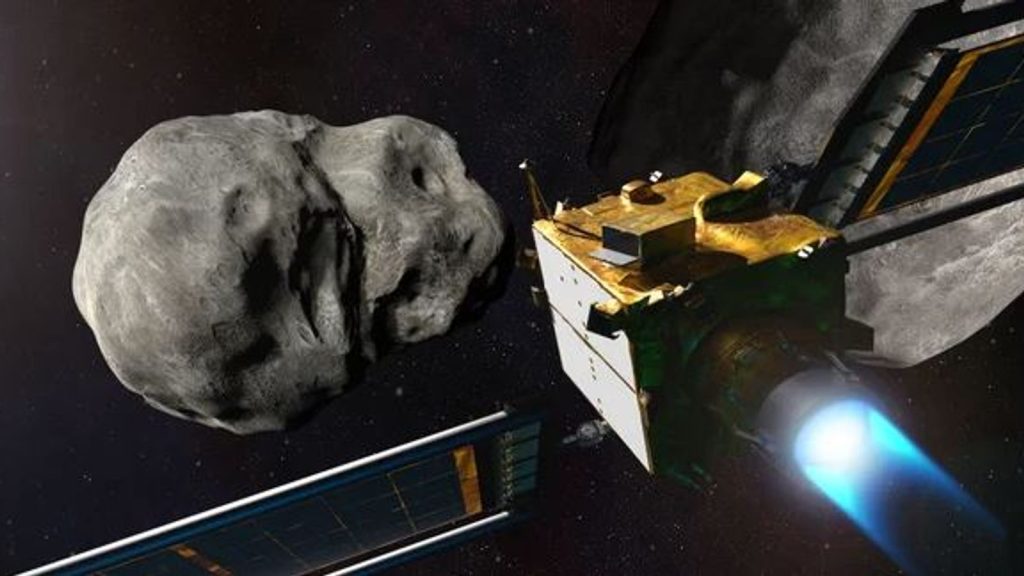 Why is NASA crashing a spacecraft into a harmless asteroid at 14,000mph? – Sky News