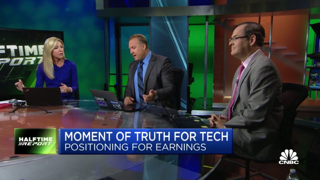 'Halftime Report' investment committee weighs in on Microsoft's slow growth and earnings expectations – CNBC
