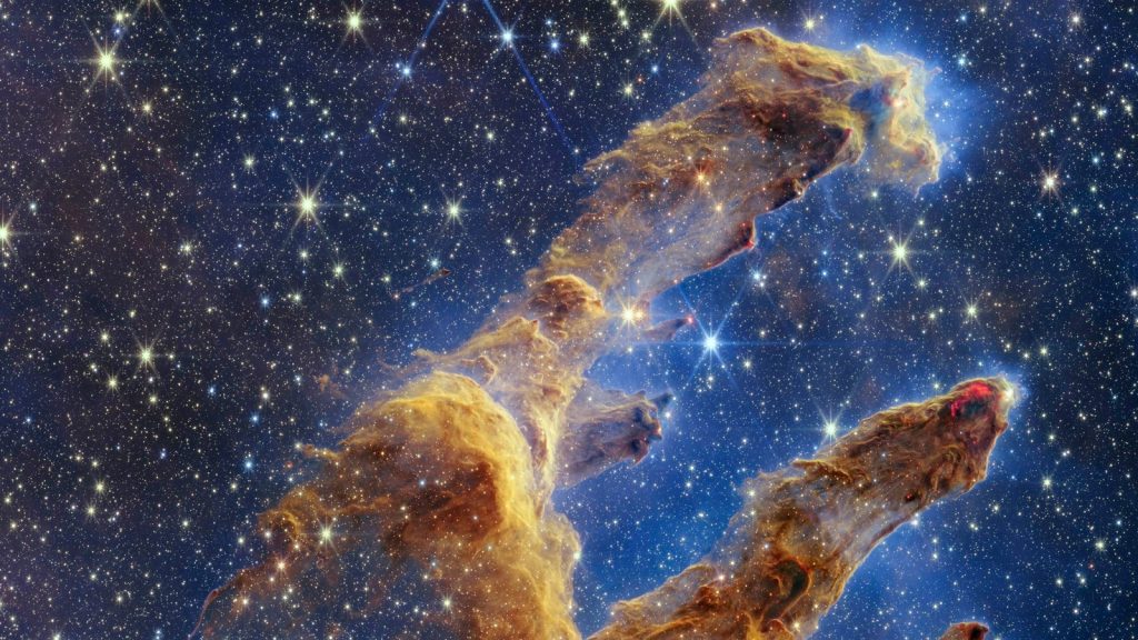 NASA’s Webb Telescope takes star-filled portrait of pillars of creation