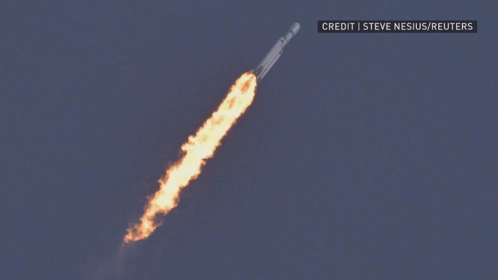 SpaceX successfully launches first Falcon Heavy rocket since 2019