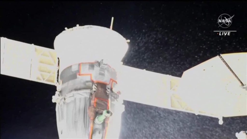Russian space capsule experiences major leak at International Space Station