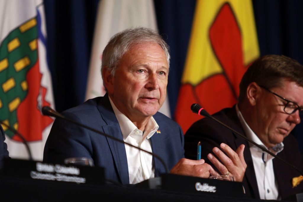 Acadian group calls for leadership review of N.B. Premier Higgs over his bilingualism policies