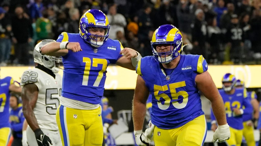 Baker Mayfield Los Angeles Rams defeats Las Vegas Raiders