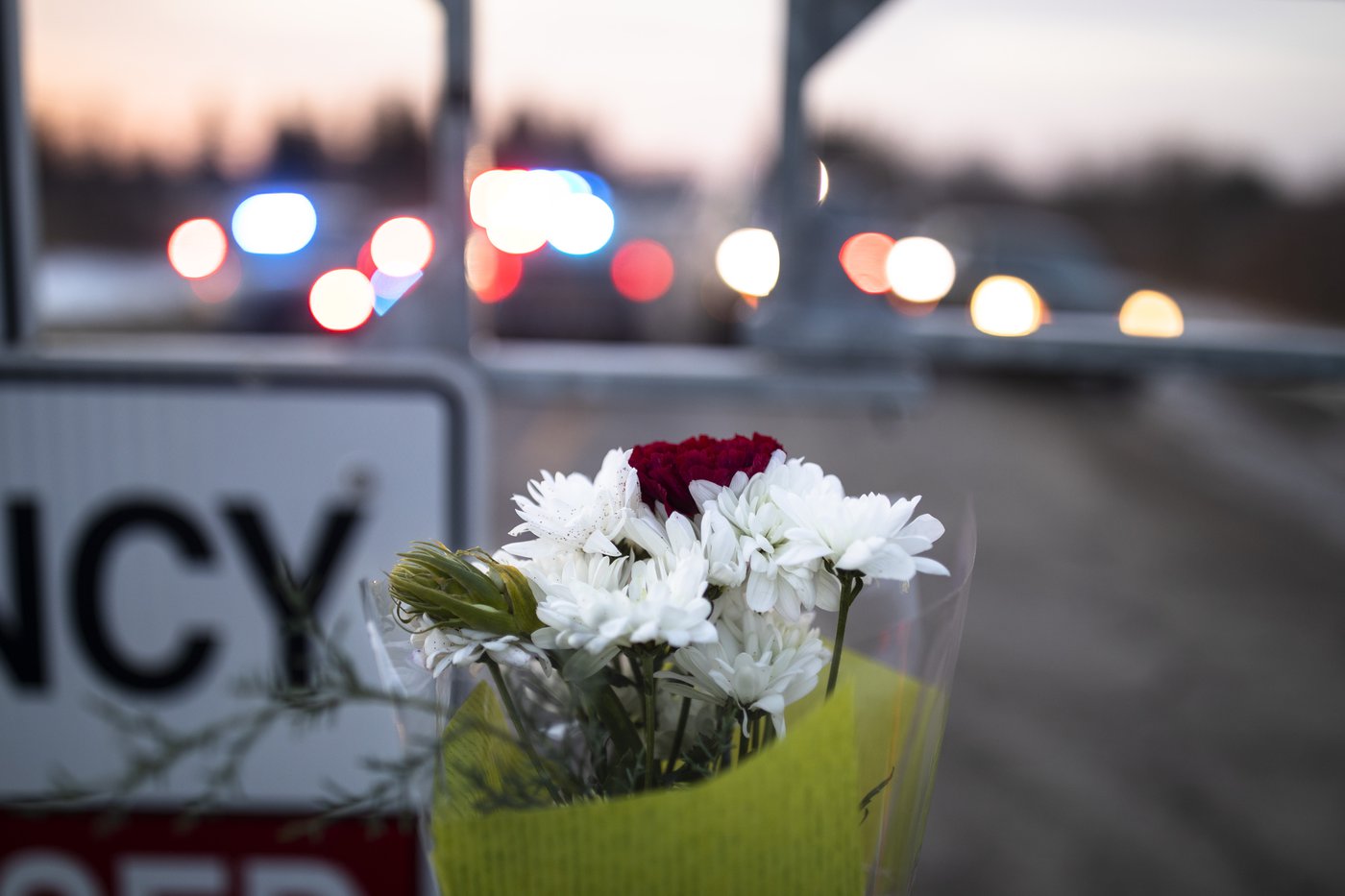 Police officers, members of the public attend procession for OPP cop shot dead