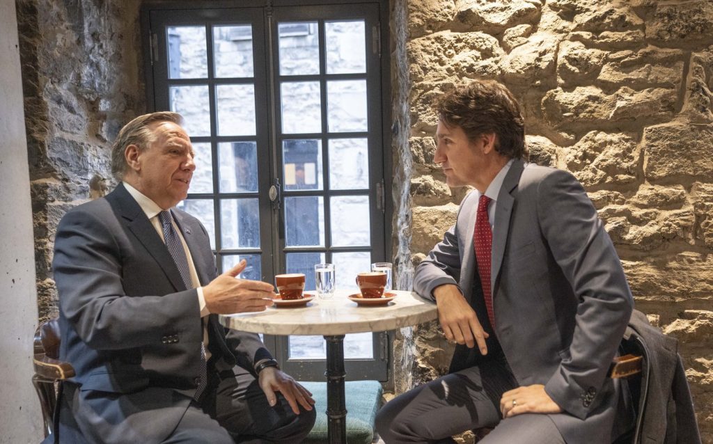 Quebec premier ‘more optimistic’ on health-funding deal after meeting with Trudeau