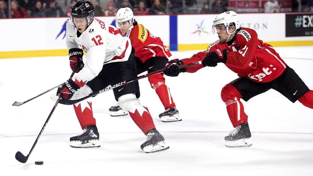 Canada Switzerland World Junior Hockey Championship test