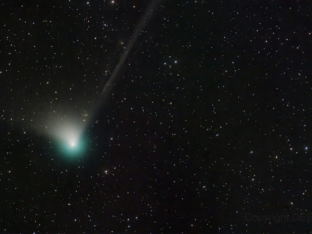 Green comet expected to be visible for first time in 50 millennia