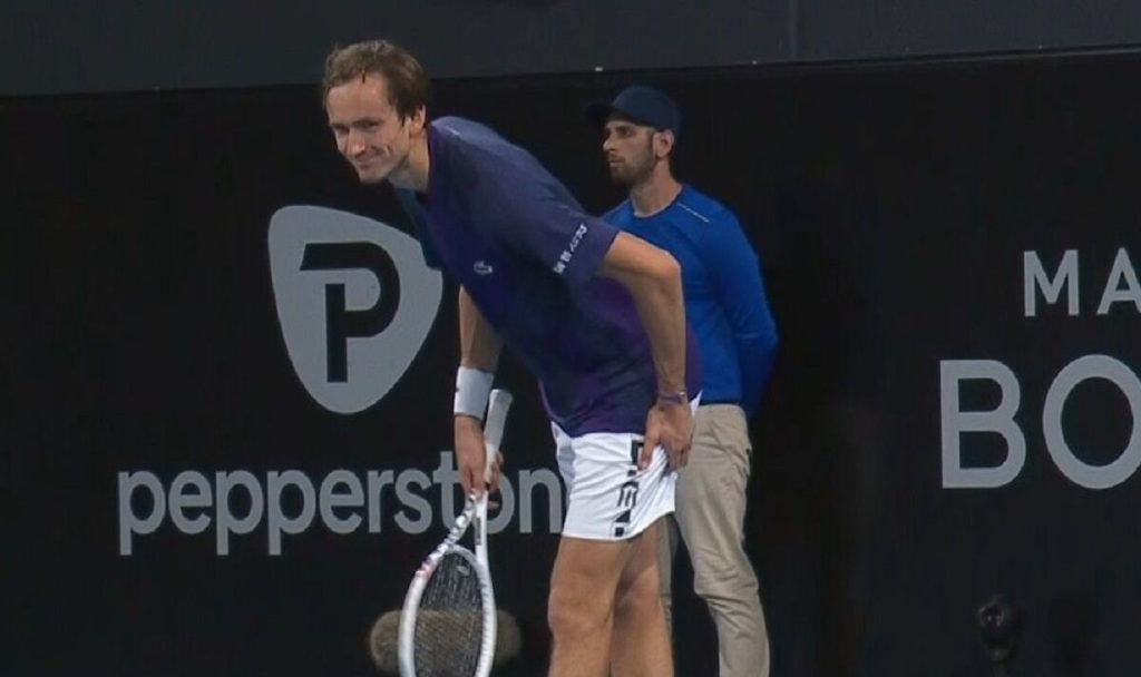 Daniil Medvedev seen ‘mocking’ Novak Djokovic injury in Adelaide International loss