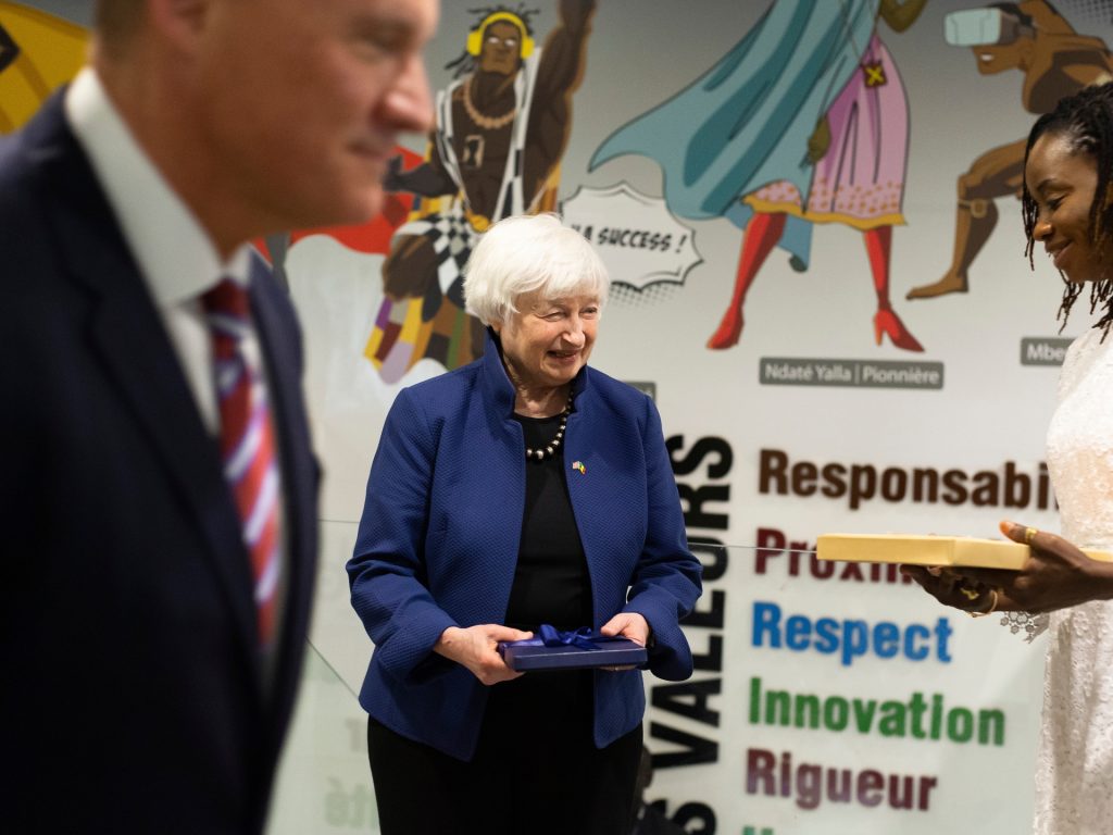 Yellen reasserts US commitment to Africa in Senegal visit