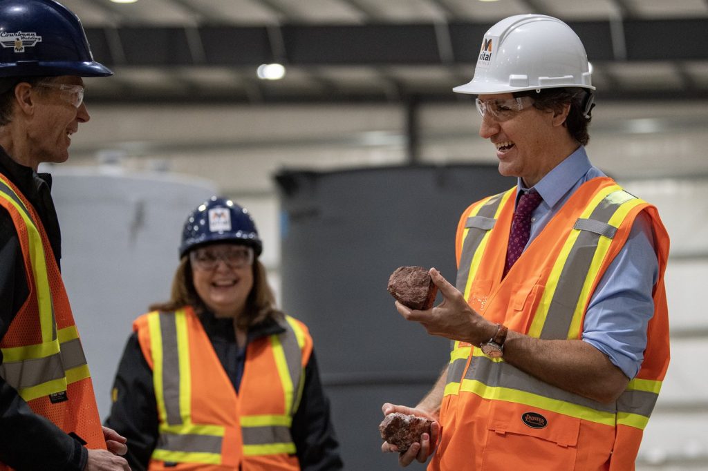 Trudeau visits rare earth elements processing plant in Saskatoon