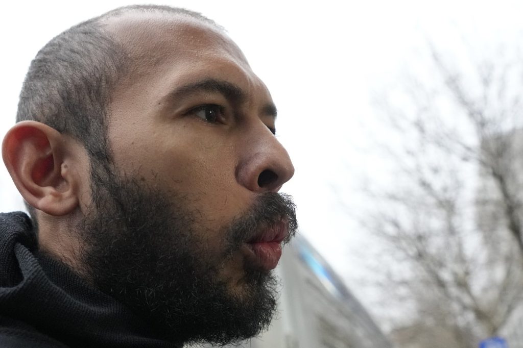 Andrew Tate appears for day two of forensic device searches