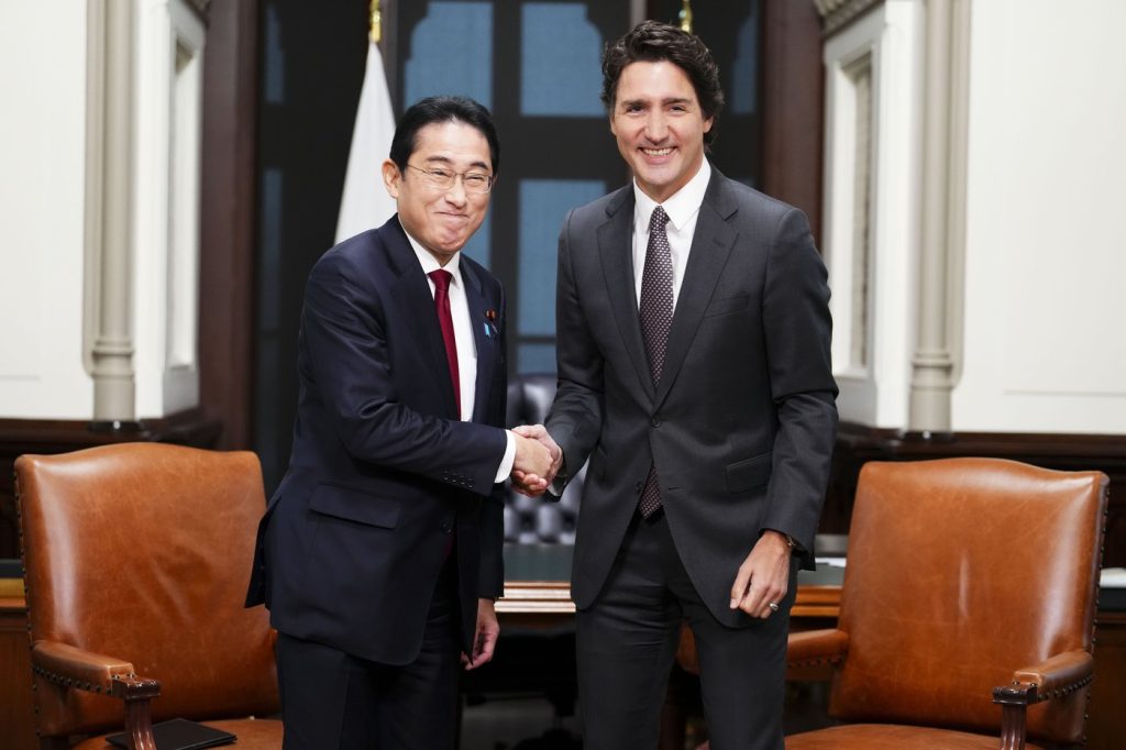 Japanese PM Kishida visits Ottawa, asks for Canada’s help on clean energy transition