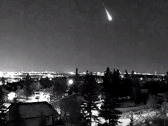 2023's first meteor