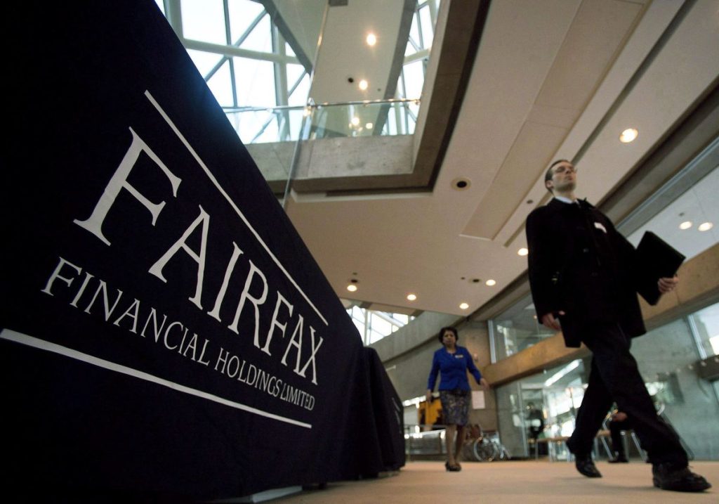 Fairfax’s fourth-quarter profit offsets investment losses from rising rates