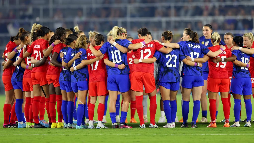 Canada plays under protest, falls to USA at SheBelieves Cup