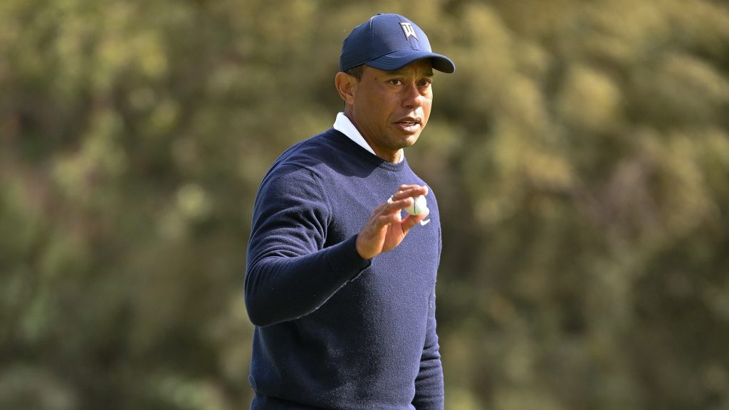 Tiger Woods’ opening round at the 2023 Genesis Invitational