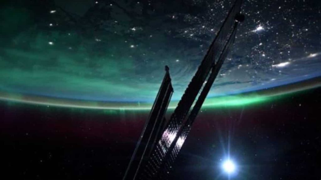 NASA astronaut clicks `unreal` photo of auroras from space
