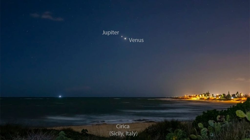 NASA Astronomy Picture of the Day 5 March 2023: Spectacular meeting of Venus and Jupiter