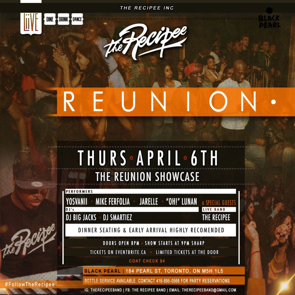 The Recipee Band Brings Back The LIIVE Reunion