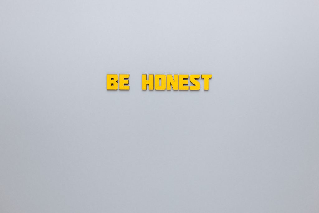 Being Honest with Yourself