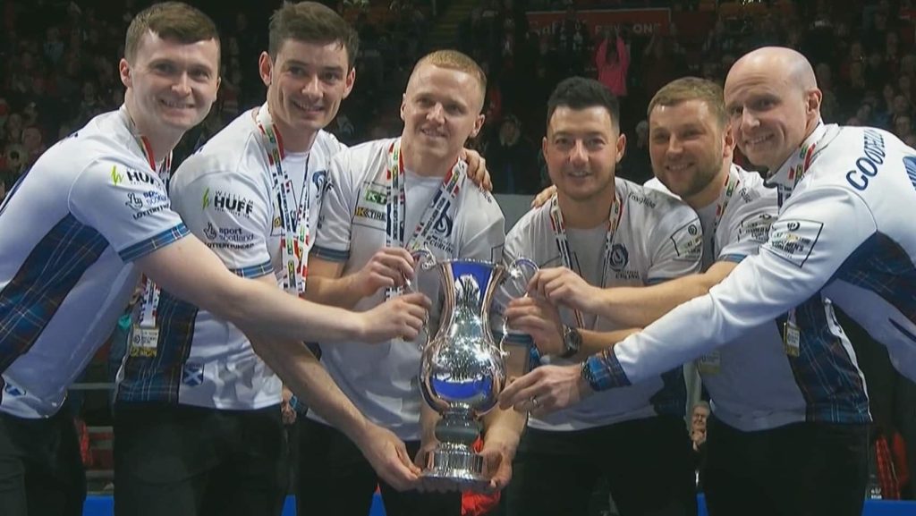 Canada’s Gushue falls to Scotland’s Mouat in gold-medal game at men’s curling worlds