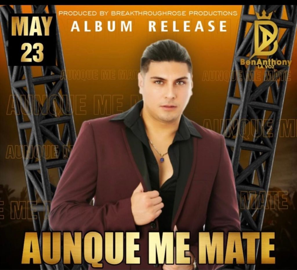 Three Time Latin Grammy Canada Winner BenAthony Lavoz Releases “Aunque Me Mate”