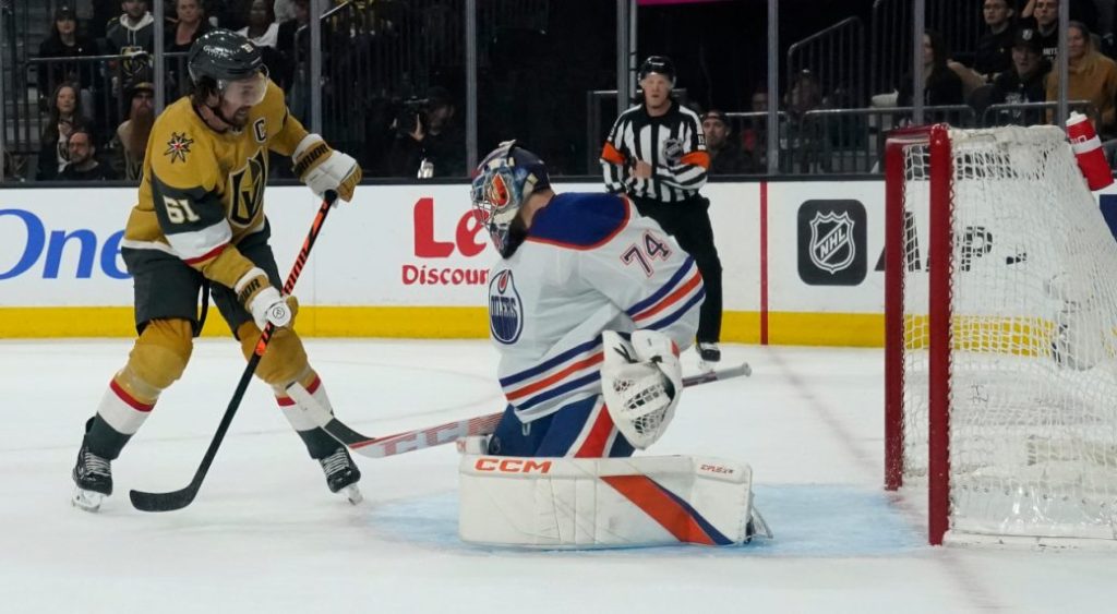 ‘Wearing people down’: Why Oilers are targeting Knights’ Stone