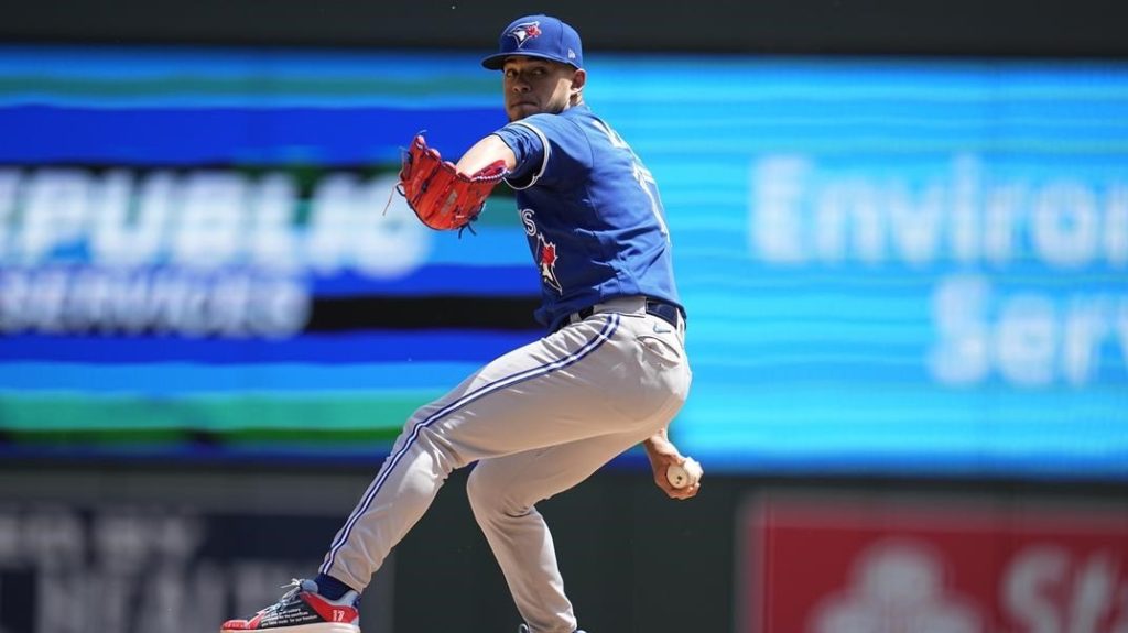 Blue Jays beat Twins on Berrios’ pitching, Kirk’s hitting, Varsho’s fielding