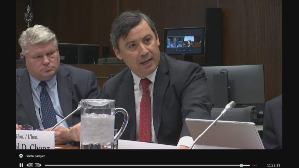 MP Michael Chong confronts foreign affairs minister over Chinese diplomat