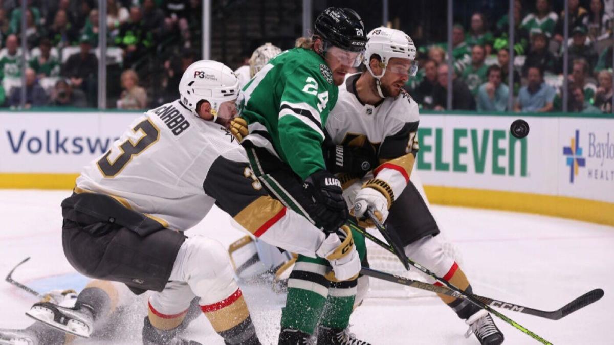 NHL scores, live updates Golden KnightsStars highlights, results from
