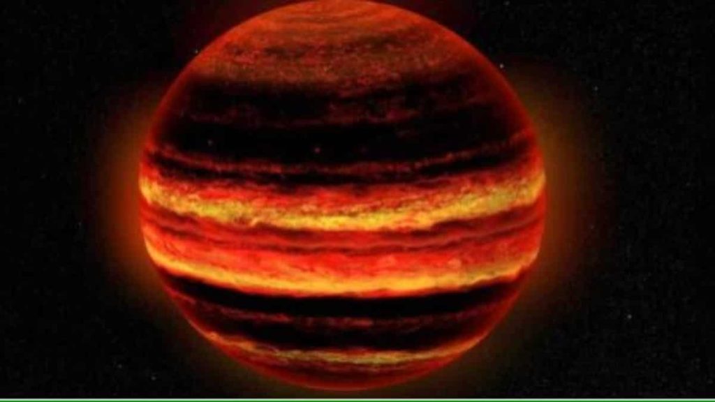 A space object revolving around a star is hotter than the Sun