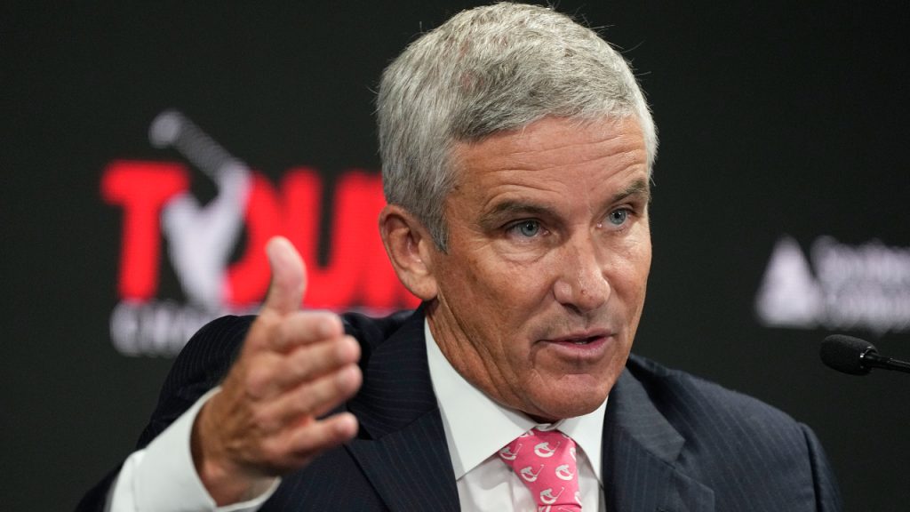 PGA Tour commissioner has ‘heated’ meeting with players after LIV Golf merger