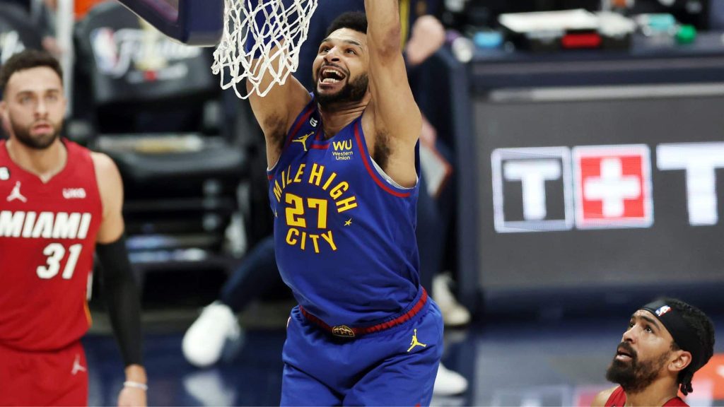 Heat ride 17-5 run in 4th quarter to draw even with Nuggets in NBA Finals