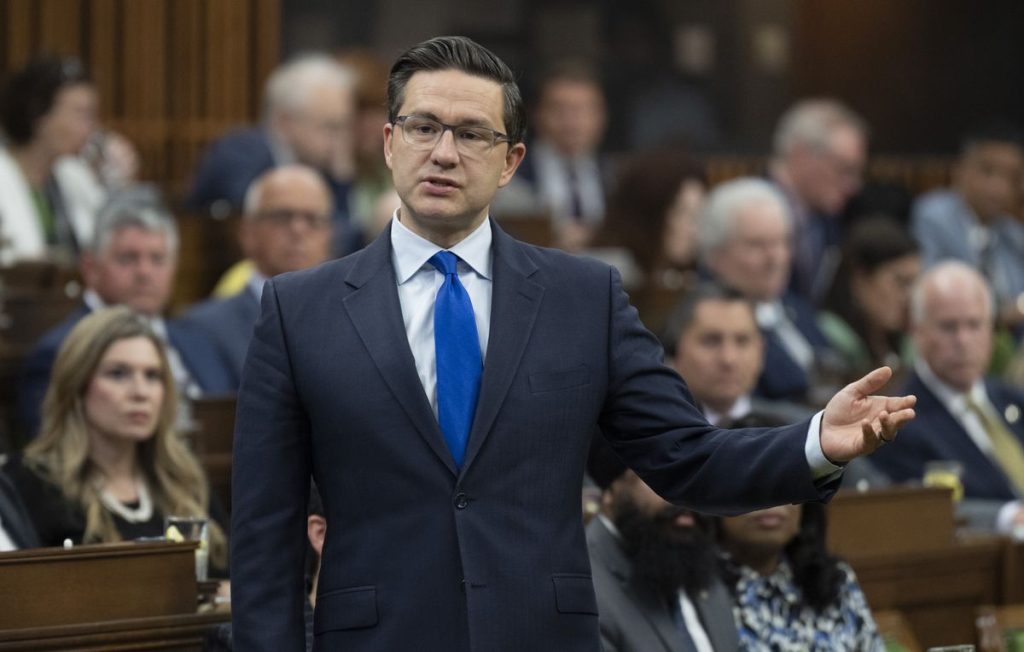 Poilievre responds to Trudeau’s remarks on N.B. LGBTQ school policy