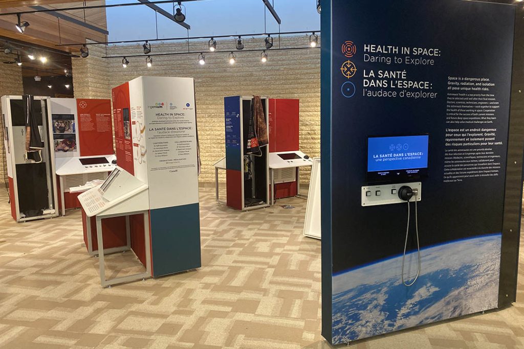 New exhibit at USask’s Diefenbaker Canada Centre explores health challenges faced by astronauts in space