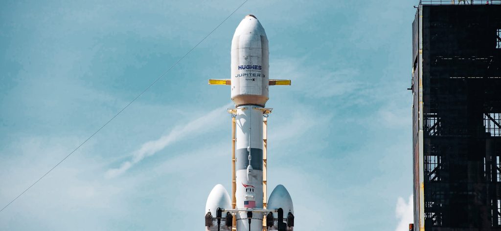 SpaceX Set to Launch Jupiter 3, the World’s Largest Commercial Communications Satellite, on Falcon Heavy Rocket