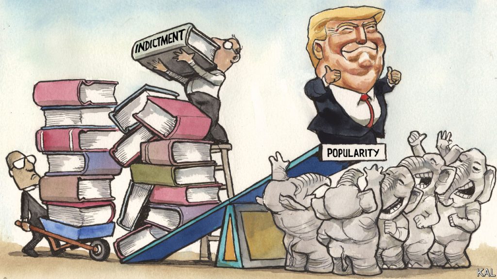 Only politics, not the law, can stop Donald Trump