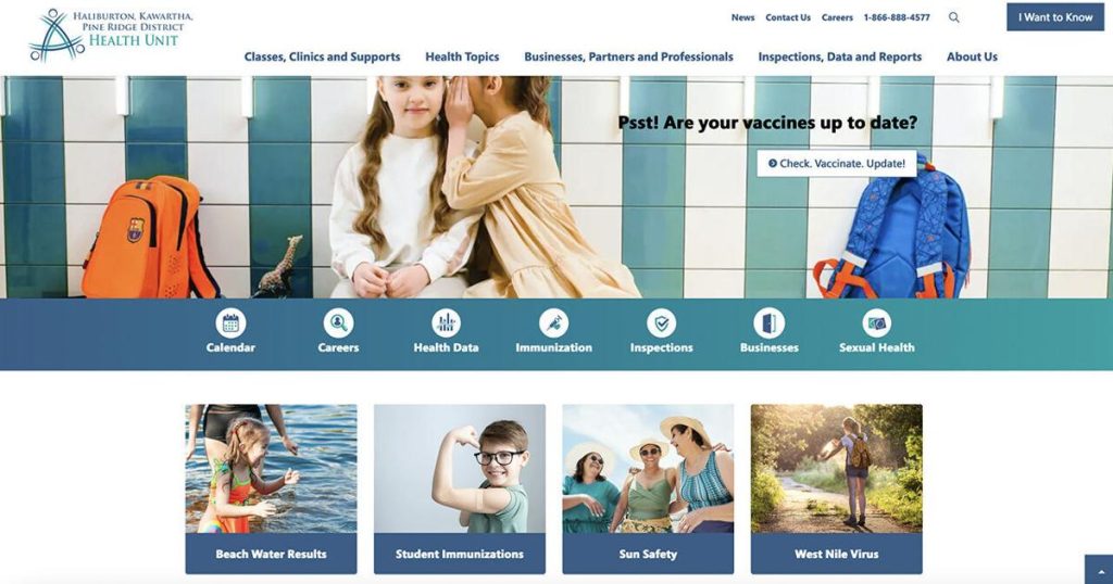 Health unit's new website design focused on user experience – The Peterborough Examiner