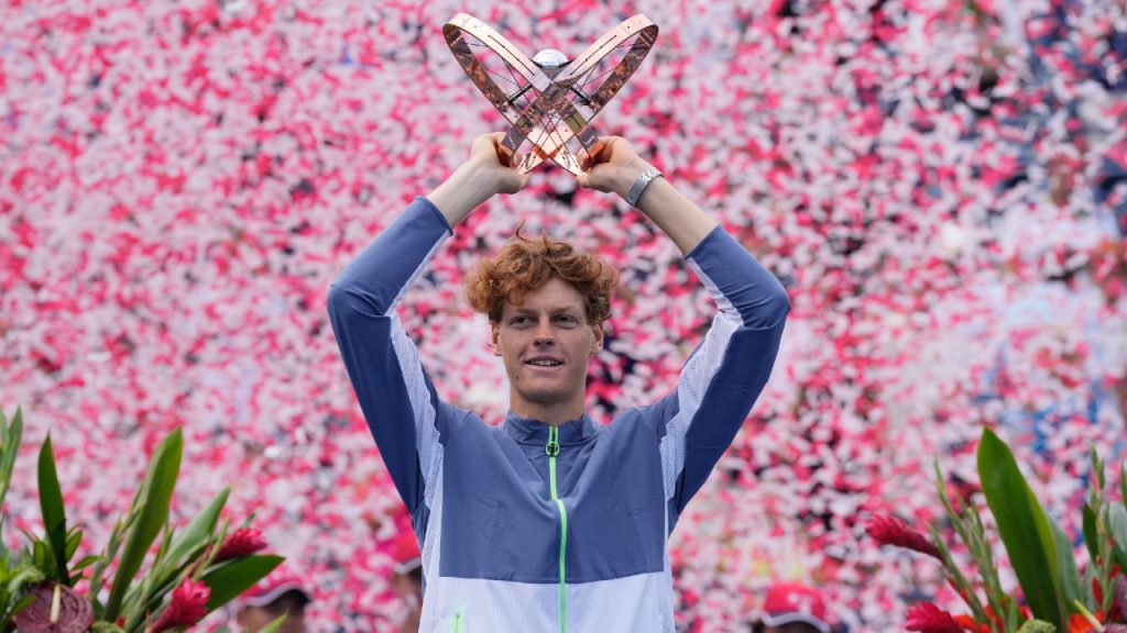 Sinner beats de Minaur in National Bank Toronto final for first Masters 1000 title