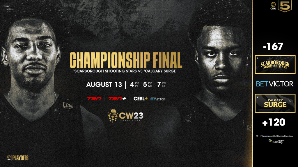 Scarborough Shooting Stars and Calgary Surge face-off in CEBL Championship Final – CEBL