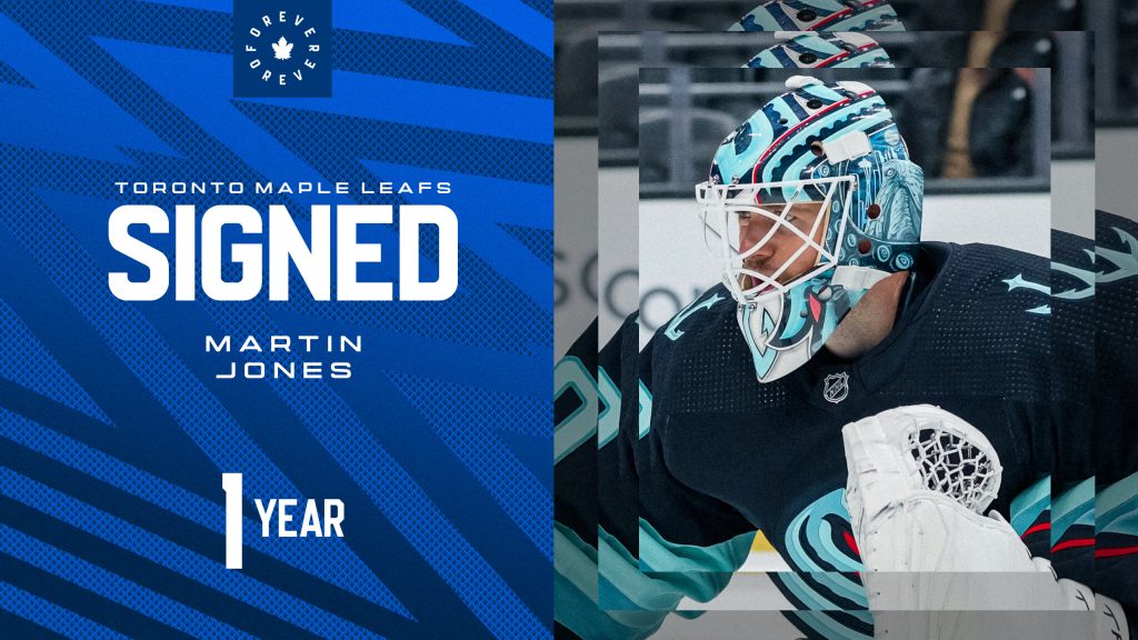 Maple Leafs sign Martin Jones