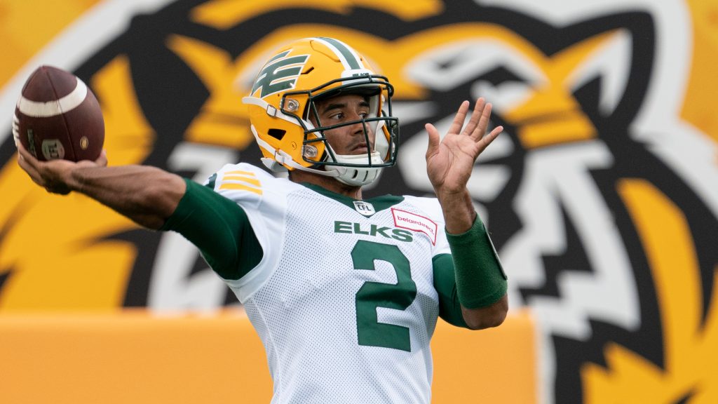 Ford named CFL's top-graded quarterback after leading Elks to first victory – TSN